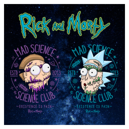 瑞克和莫蒂新款 親子情侶男女款連帽衛衣-ZUIHANG SHOP