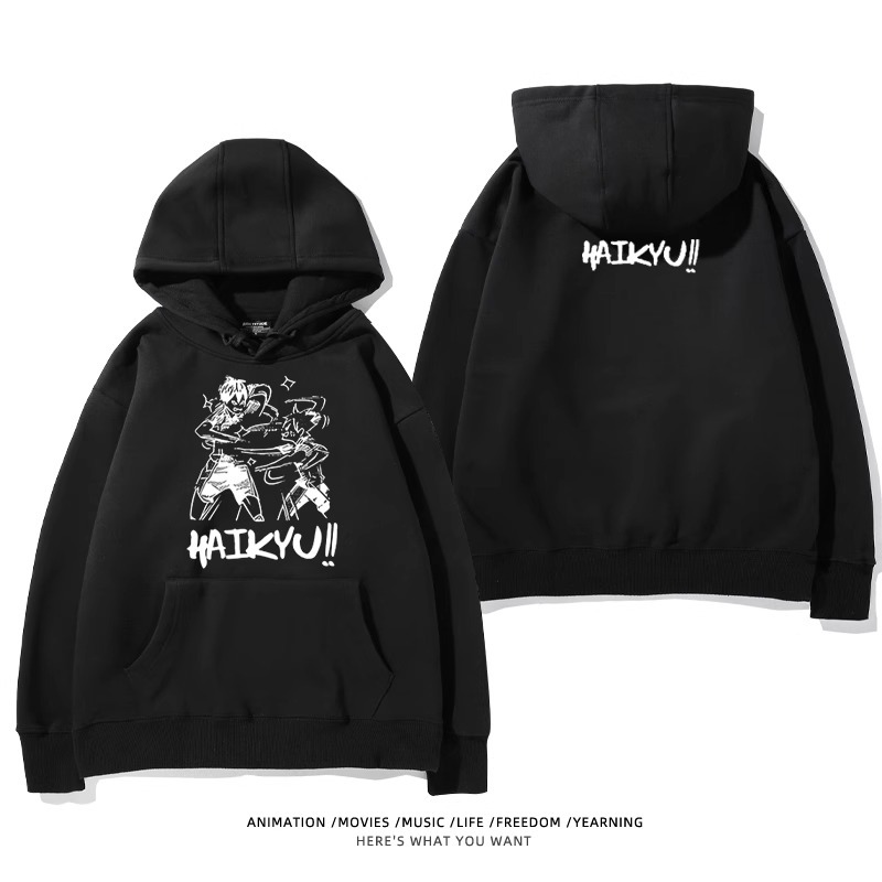 排球少年新款 親子情侶男女款連帽衛衣-ZUIHANG SHOP