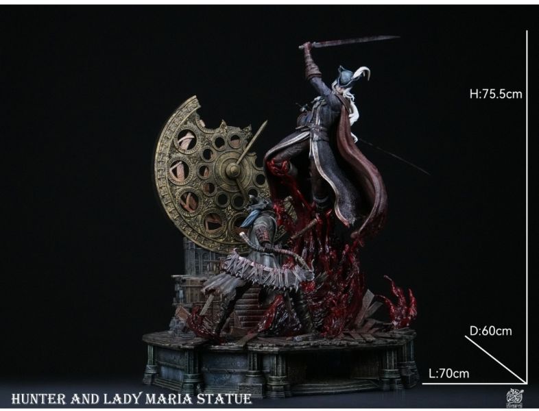 【預購】Bard工作室 名場景第四款 星辰鐘塔內的戰鬥 瑪麗亞VS老獵人