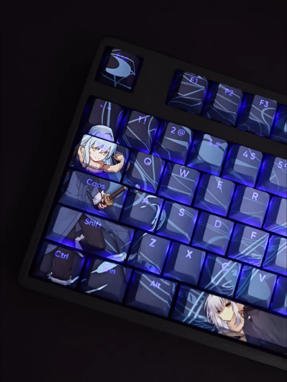 利姆魯透光RGB108鍵標準配列衛星軸鍵帽