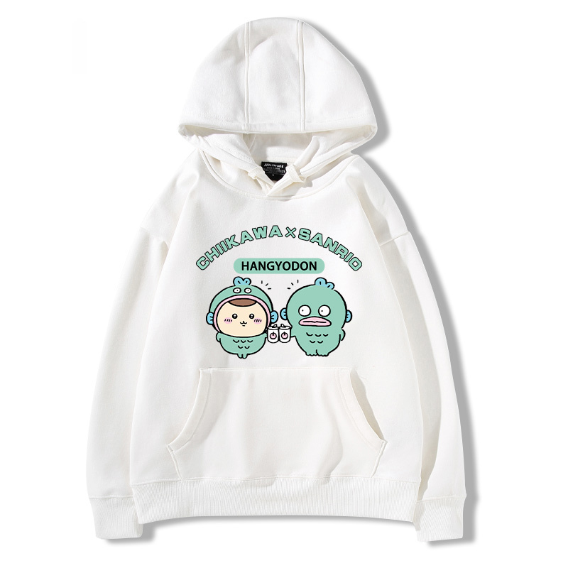 chiikawa吉伊卡哇聯名三麗歐新款 親子情侶男女款連帽衛衣-ZUIHANG SHOP