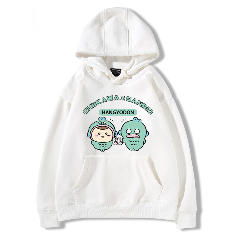chiikawa吉伊卡哇聯名三麗歐新款 親子情侶男女款連帽衛衣-ZUIHANG SHOP