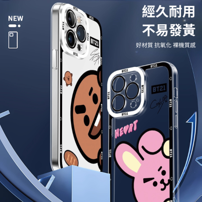 BTS防彈少年團天使眼透明防摔軟殼