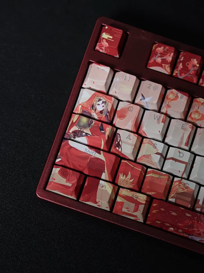 十裡紅妝色彩增益108鍵標準配列衛星軸鍵帽