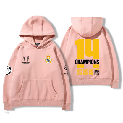 皇馬足球隊新款 親子情侶男女款連帽衛衣-ZUIHANG SHOP