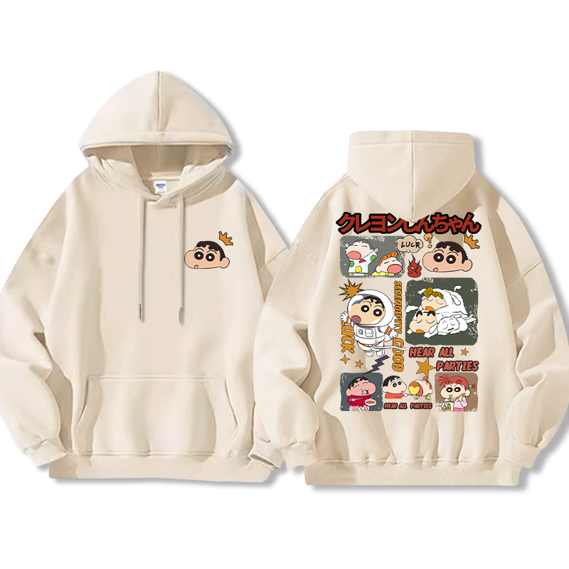 蠟筆小新新款 親子情侶男女款連帽衛衣-ZUIHANG SHOP