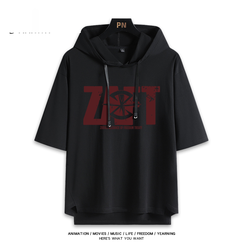 機動戰士鋼彈新款 親子情侶男女款連帽短袖T恤-ZUIHANG SHOP