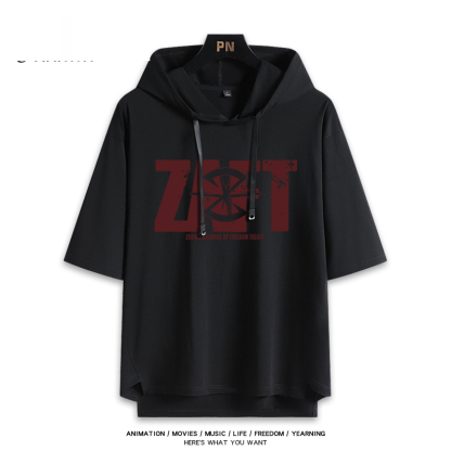 機動戰士鋼彈新款 親子情侶男女款連帽短袖T恤-ZUIHANG SHOP