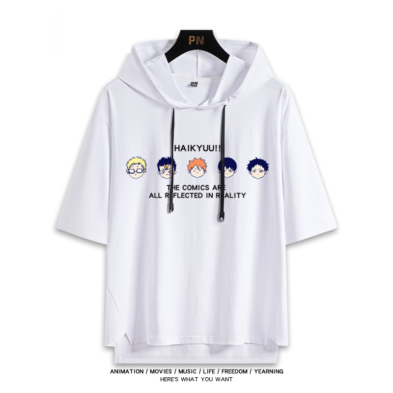 排球少年 連帽短袖T恤-ZUIHANG SHOP
