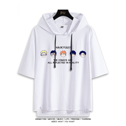 排球少年 連帽短袖T恤-ZUIHANG SHOP