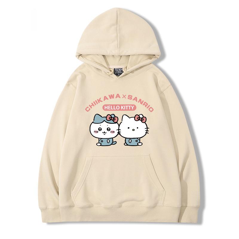 chiikawa吉伊卡哇聯名三麗歐新款 親子情侶男女款連帽衛衣-ZUIHANG SHOP