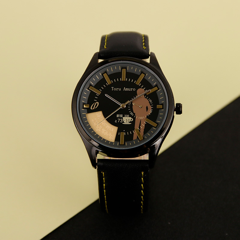 名偵探柯南系列 正版授權柯南灰原哀四針石英錶-ZUIHANG SHOP