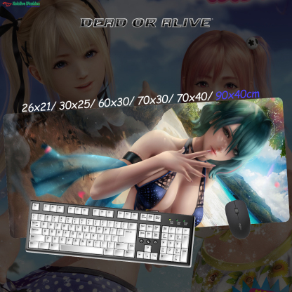 生死格鬥系列 超大鎖邊主題桌墊 布質滑鼠墊