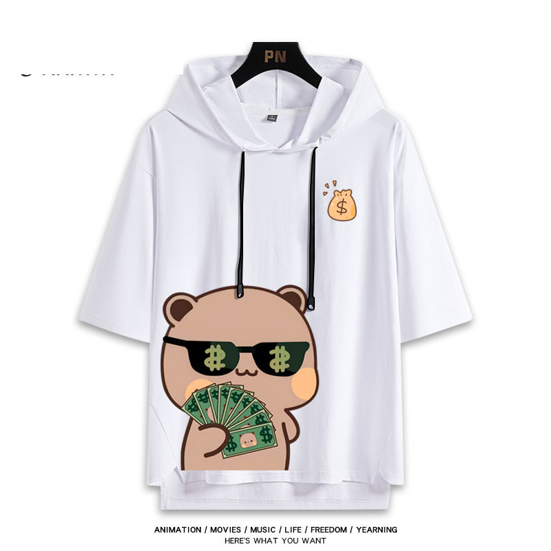 一二布布 連帽短袖T恤-ZUIHANG SHOP