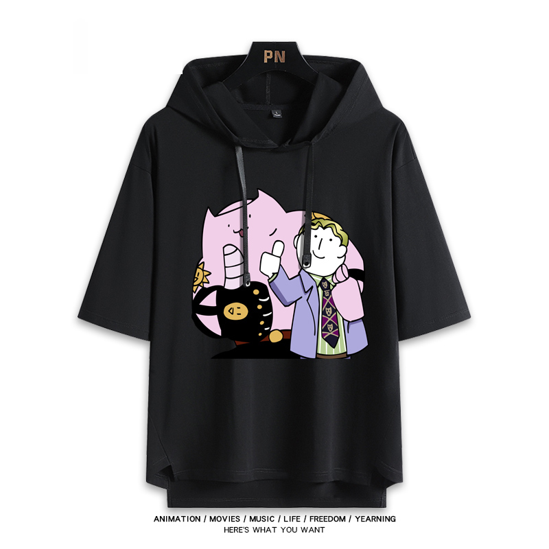 JOJO的奇妙冒險 連帽短袖T恤-ZUIHANG SHOP