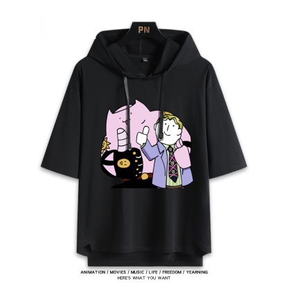 JOJO的奇妙冒險 連帽短袖T恤-ZUIHANG SHOP