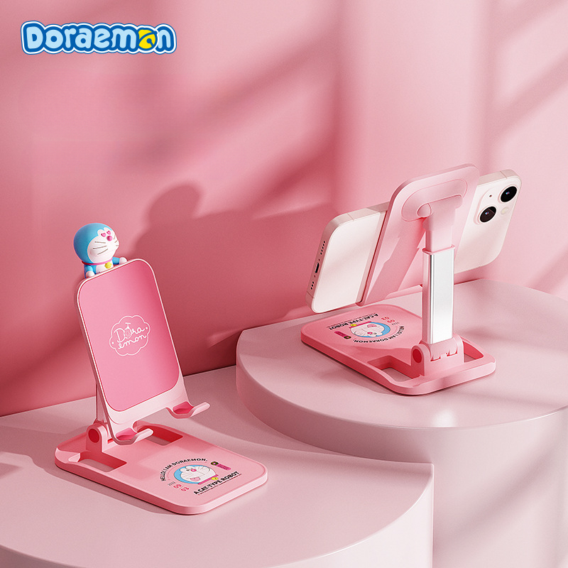 哆啦A夢 迷你金屬桌面手機支架-ZUIHANG SHOP