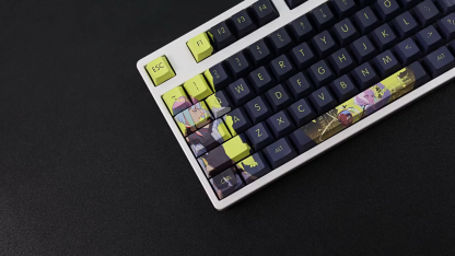 賽博朋克邊緣行者透光RGB108鍵標準配列衛星軸鍵帽