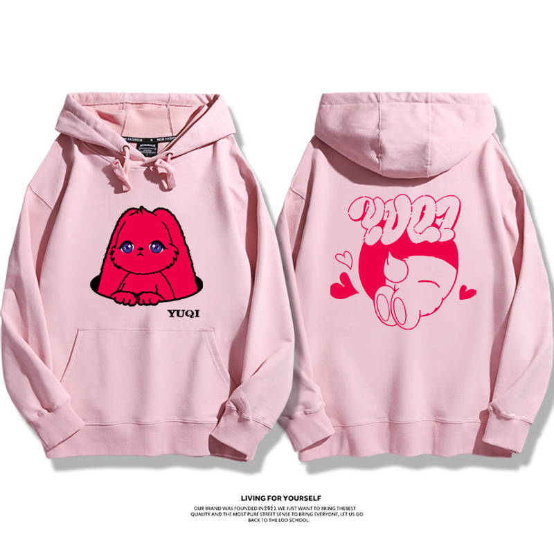 GIDLE 2025秋冬新款 親子情侶男女連帽衛衣