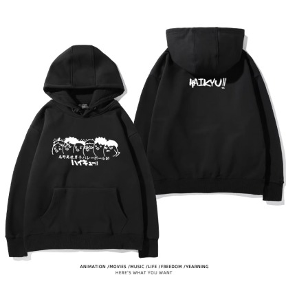 排球少年新款 親子情侶男女款連帽衛衣-ZUIHANG SHOP