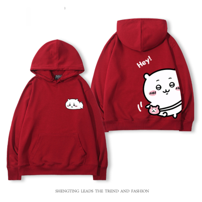 chiikawa 2025秋冬新款親子情侶裝連帽衛衣