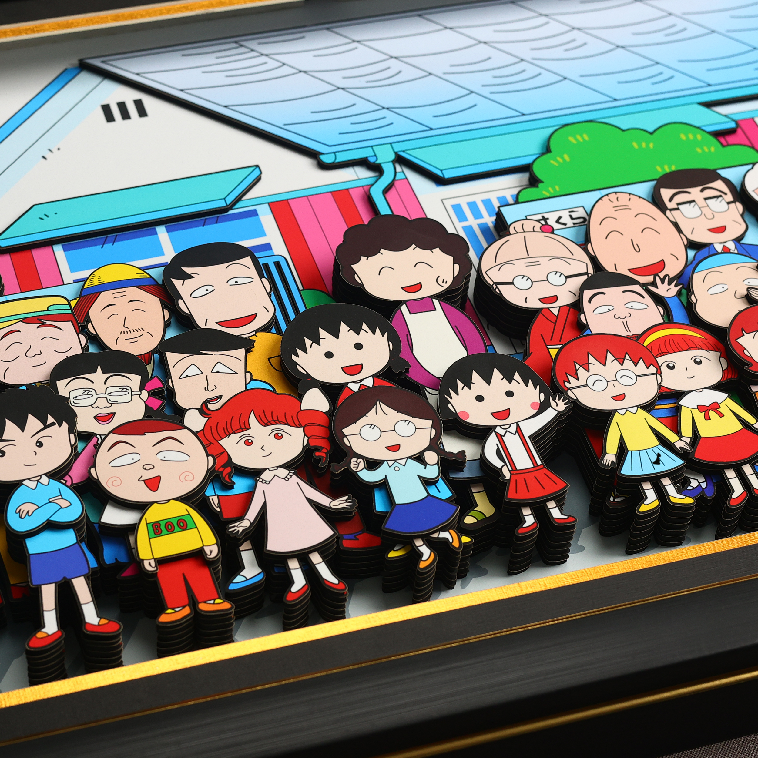 櫻桃小丸子 3D立體畫-ZUIHANG SHOP