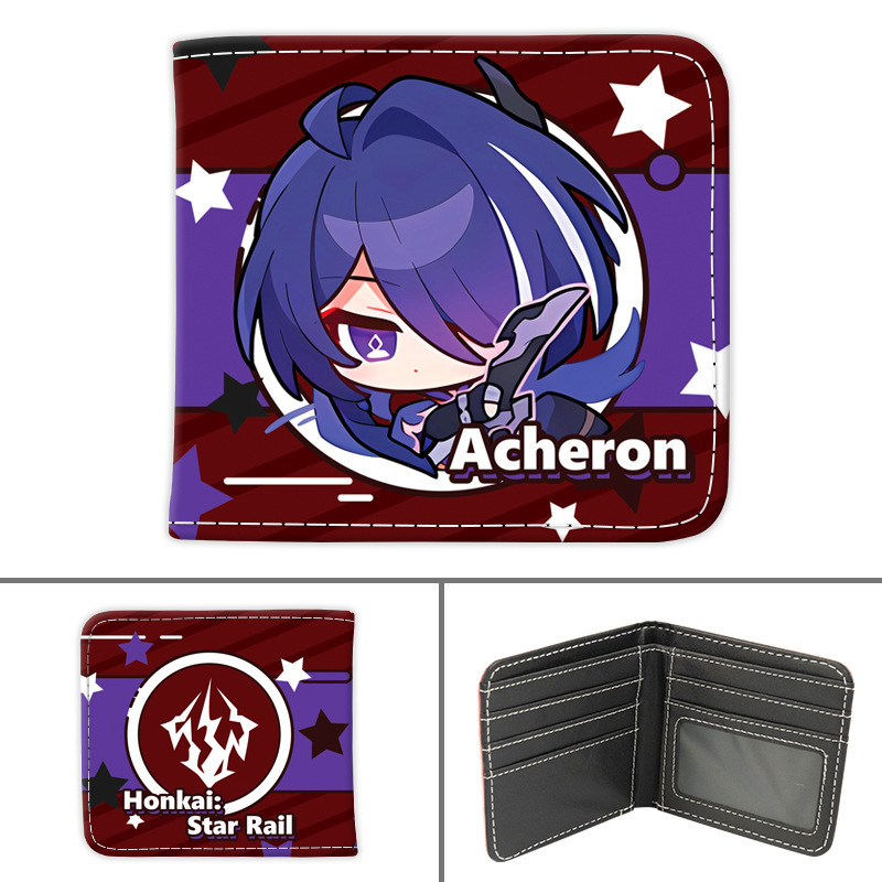 星穹鐵道Q版動漫周邊pu皮革短錢包-ZUIHANG SHOP