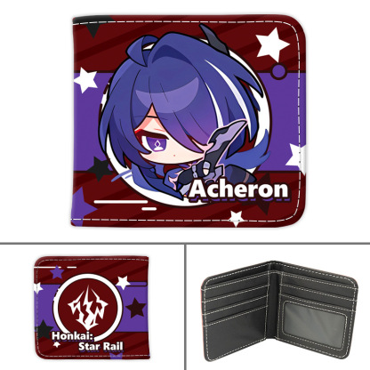 星穹鐵道Q版動漫周邊pu皮革短錢包-ZUIHANG SHOP
