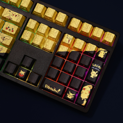 皮卡丘 108鍵 標準配列 衛星軸鍵帽-ZUIHANG SHOP