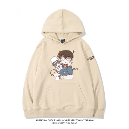 名偵探柯南 怪盜基德 2025秋冬新款 親子情侶裝連帽衛衣