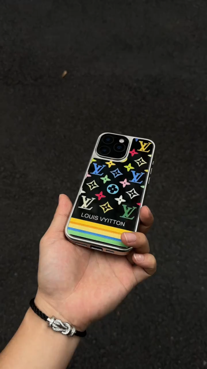 路易威登電鍍銀邊磁吸手機殼