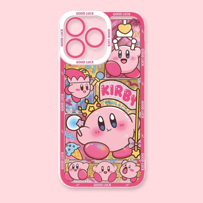 星之卡比天使眼透明防摔軟殼