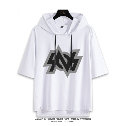 亓才孑 連帽短袖T恤-ZUIHANG SHOP