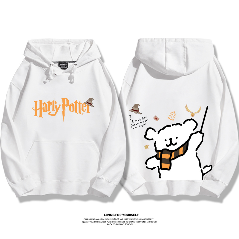 線條小狗 X 哈利波特聯名 親子情侶男女款連帽衛衣-ZUIHANG SHOP