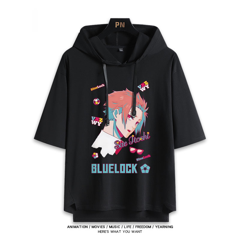 藍色監獄 連帽短袖T恤-ZUIHANG SHOP