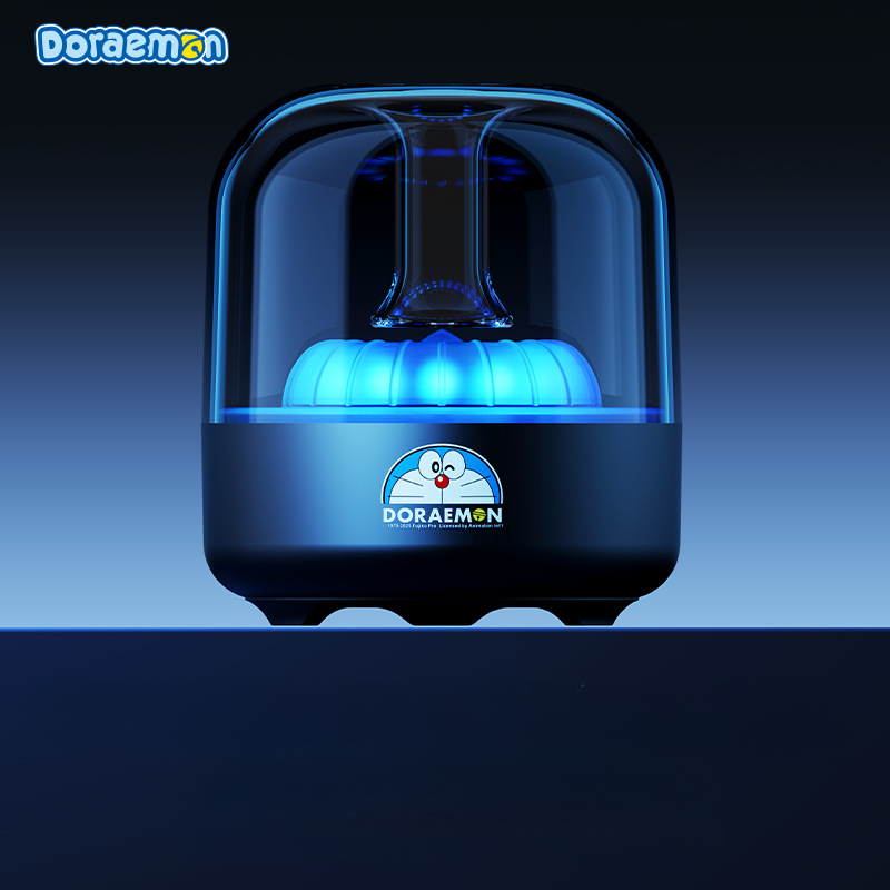 哆啦A夢 迷你多功能琉璃發光喇叭-ZUIHANG SHOP