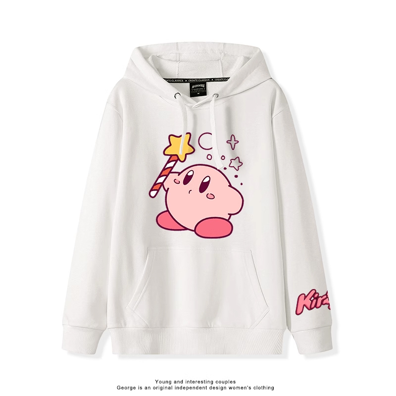 星之卡比 2025秋冬新款 親子情侶裝連帽衛衣