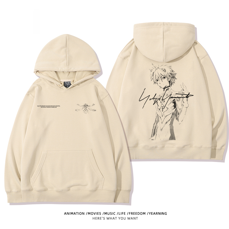 新世紀福音戰士新款 親子情侶男女款連帽衛衣-ZUIHANG SHOP