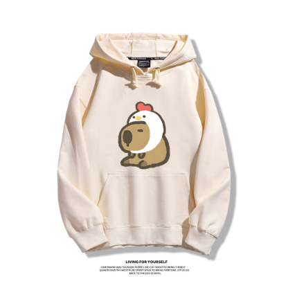 Q版卡皮巴拉新款 親子情侶男女款連帽衛衣-ZUIHANG SHOP