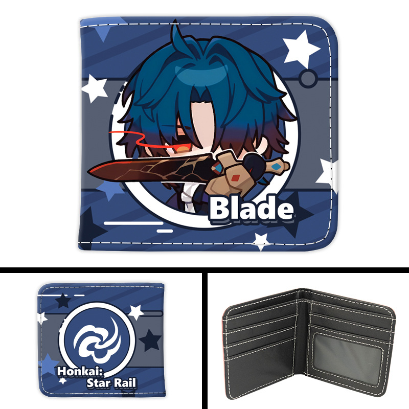 星穹鐵道Q版動漫周邊pu皮革短錢包-ZUIHANG SHOP