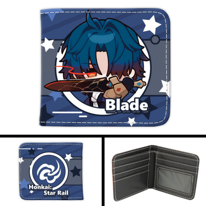 星穹鐵道Q版動漫周邊pu皮革短錢包-ZUIHANG SHOP