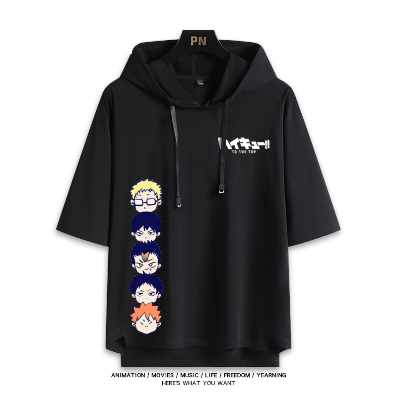 排球少年 連帽短袖T恤