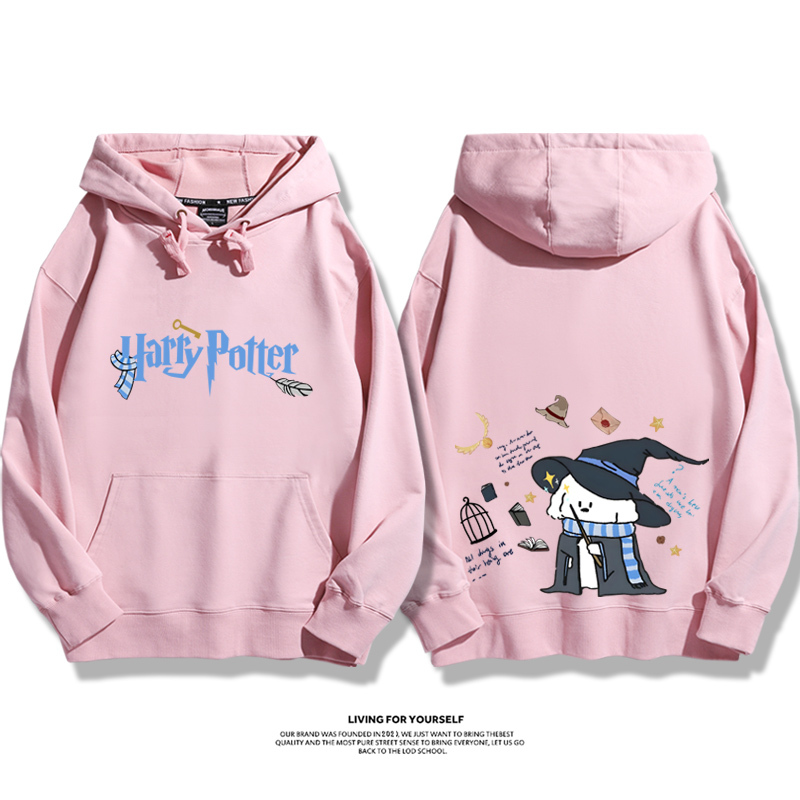 哈利波特聯名線條小狗新款 親子情侶男女款連帽衛衣-ZUIHANG SHOP