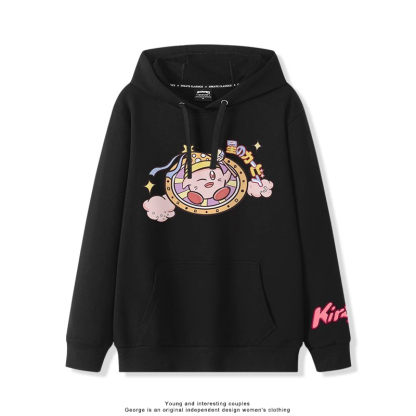 星之卡比 2025秋冬新款 親子情侶裝連帽衛衣