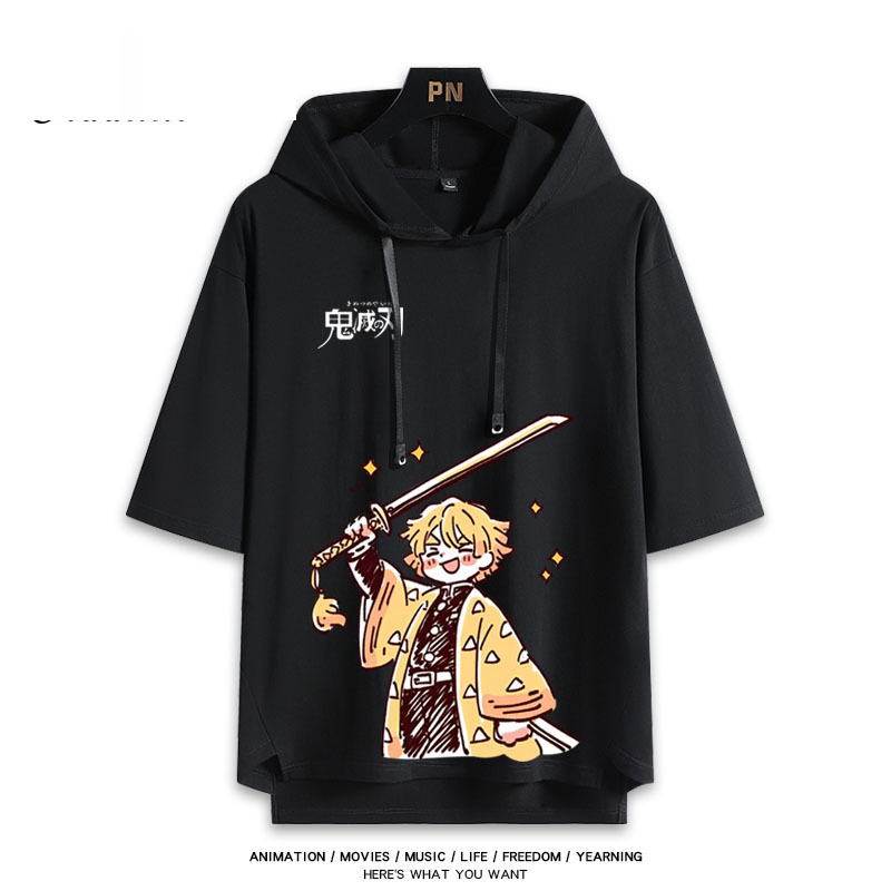 鬼滅之刃 連帽短袖T恤-ZUIHANG SHOP