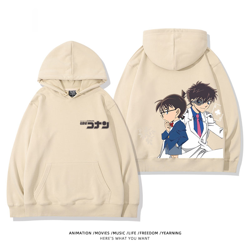 名偵探柯南 怪盜基德 2025秋冬新款 親子情侶裝連帽衛衣