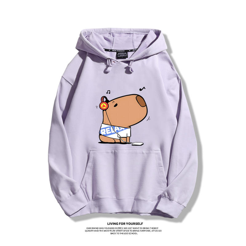 卡皮巴拉新款 親子情侶男女款連帽衛衣-ZUIHANG SHOP