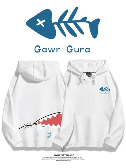 Gawr Gura 2025秋冬新款 親子情侶男女連帽衛衣-ZUIHANG SHOP