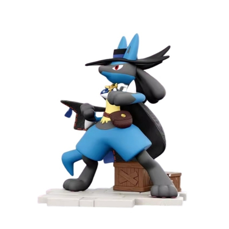 新款正版寶可夢大集結系列 | 路卡利歐桌面大擺件 | 遊戲手辦周邊-ZUIHANG SHOP