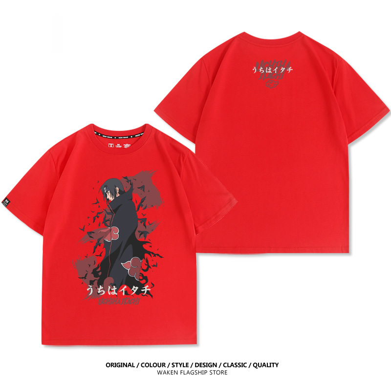 火影忍者 宇智波鼬 印花短袖T恤-ZUIHANG SHOP